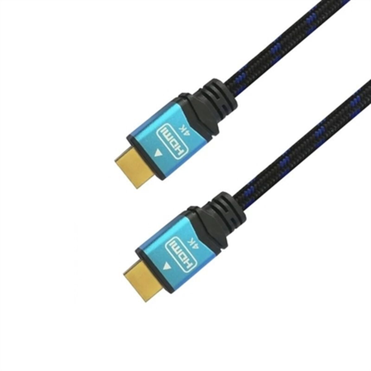 Câble HDMI Aisens A120-0356 4K Ultra HD Noir/Bleu