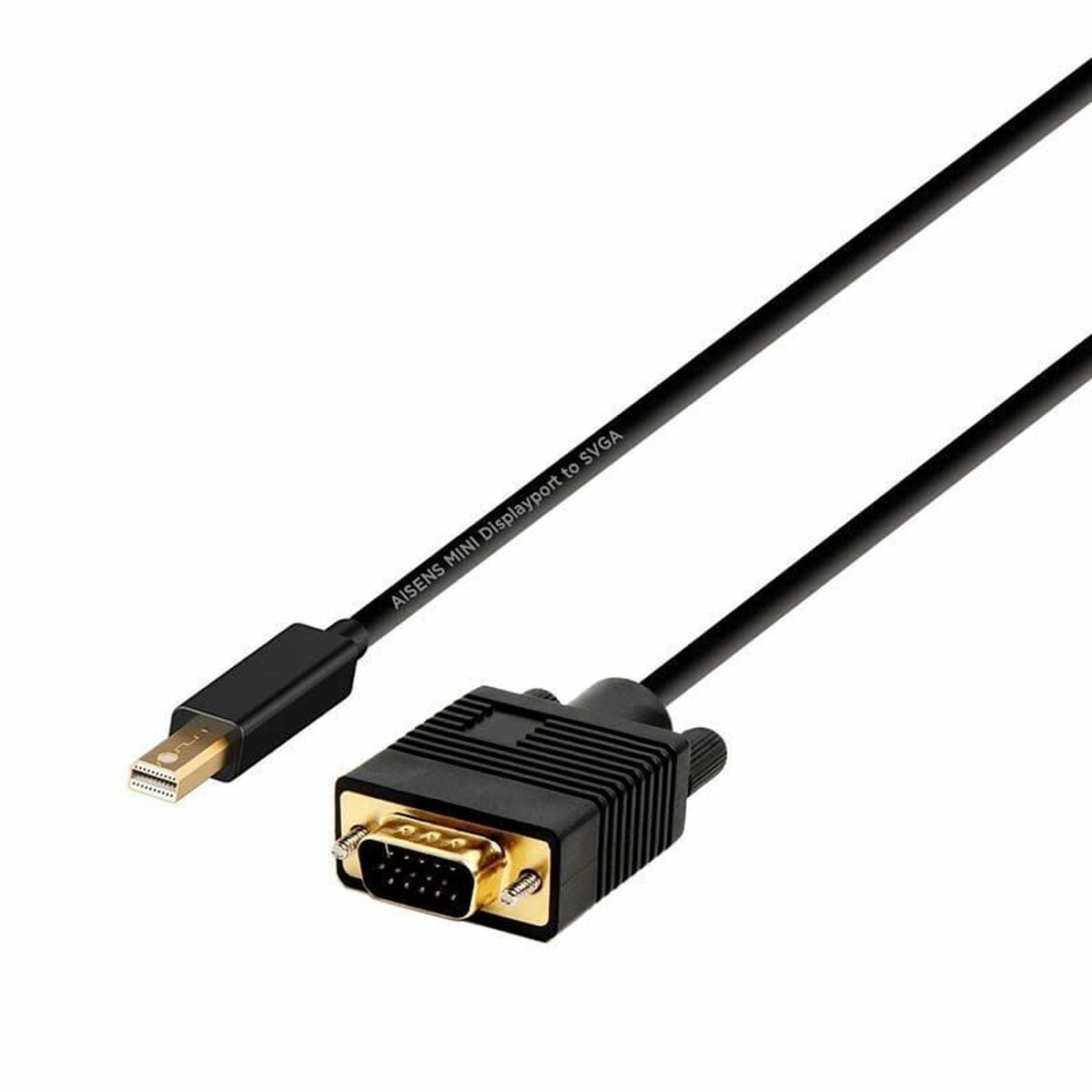 Adaptateur Mini DisplayPort vers VGA Aisens A125-0362 Noir 2 m