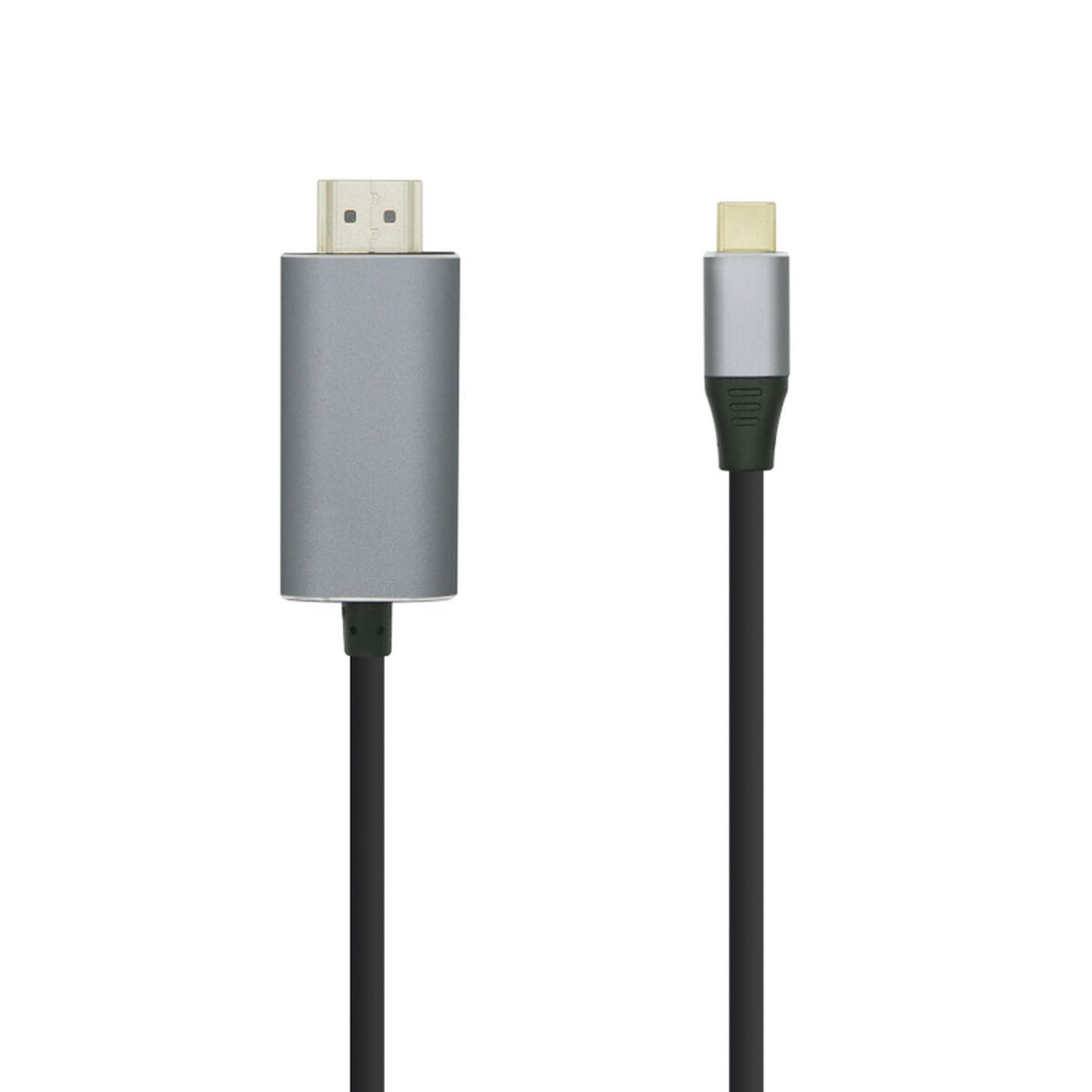 Kabel USB-C naar HDMI Aisens A109-0393 Zwart 1,8 m 4K Ultra HD