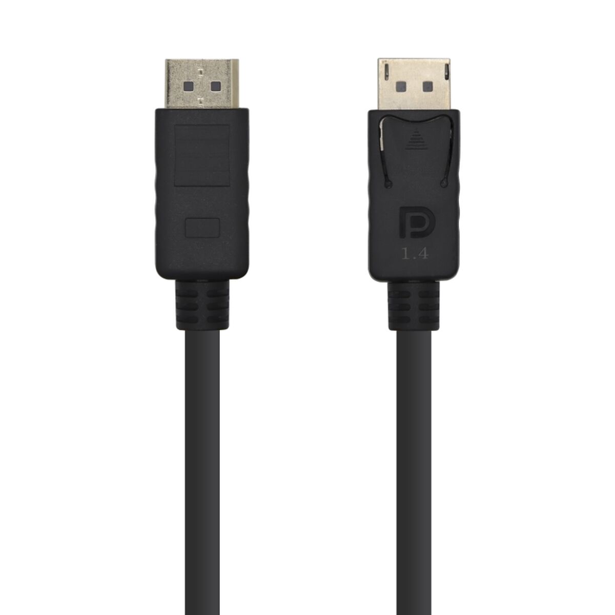 Afbeeldingen van DisplayPort Cable Aisens Black 80 cm