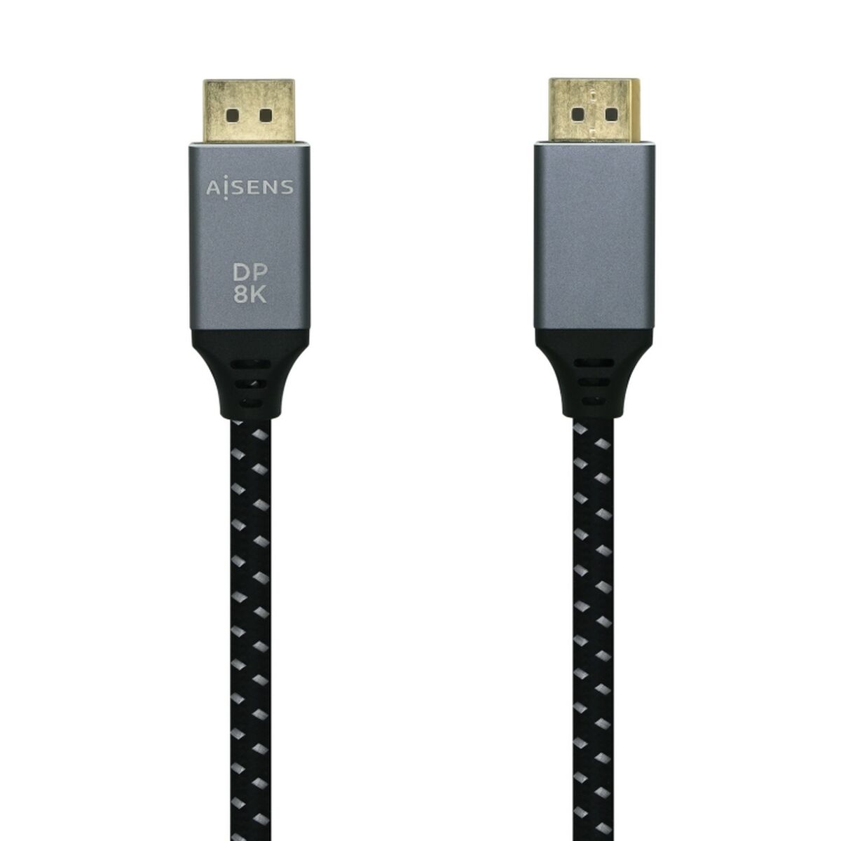 Kép DisplayPort Cable Aisens Black Black/Grey 50 cm