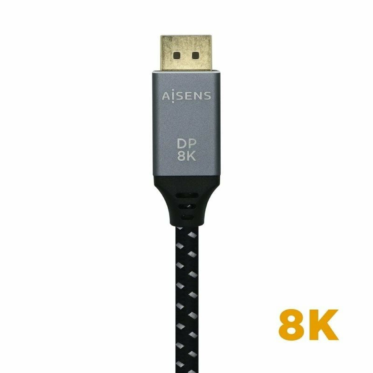 Bild von DisplayPort Cable Aisens A149-0434 50 cm Black Black/Grey