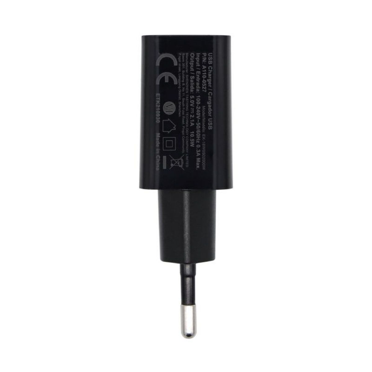 Wall Charger Aisens A110-0527 Black 10 W