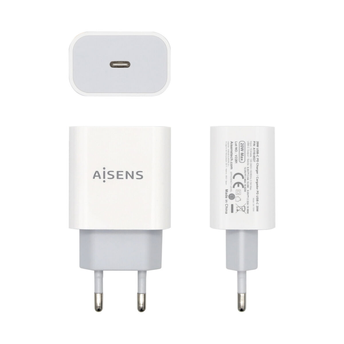 Bild von Wall Charger Aisens A110-0537 White
