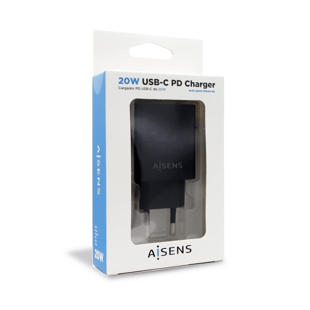 Bild von Charger Aisens ASCH-1PD20-BK Black 20 W