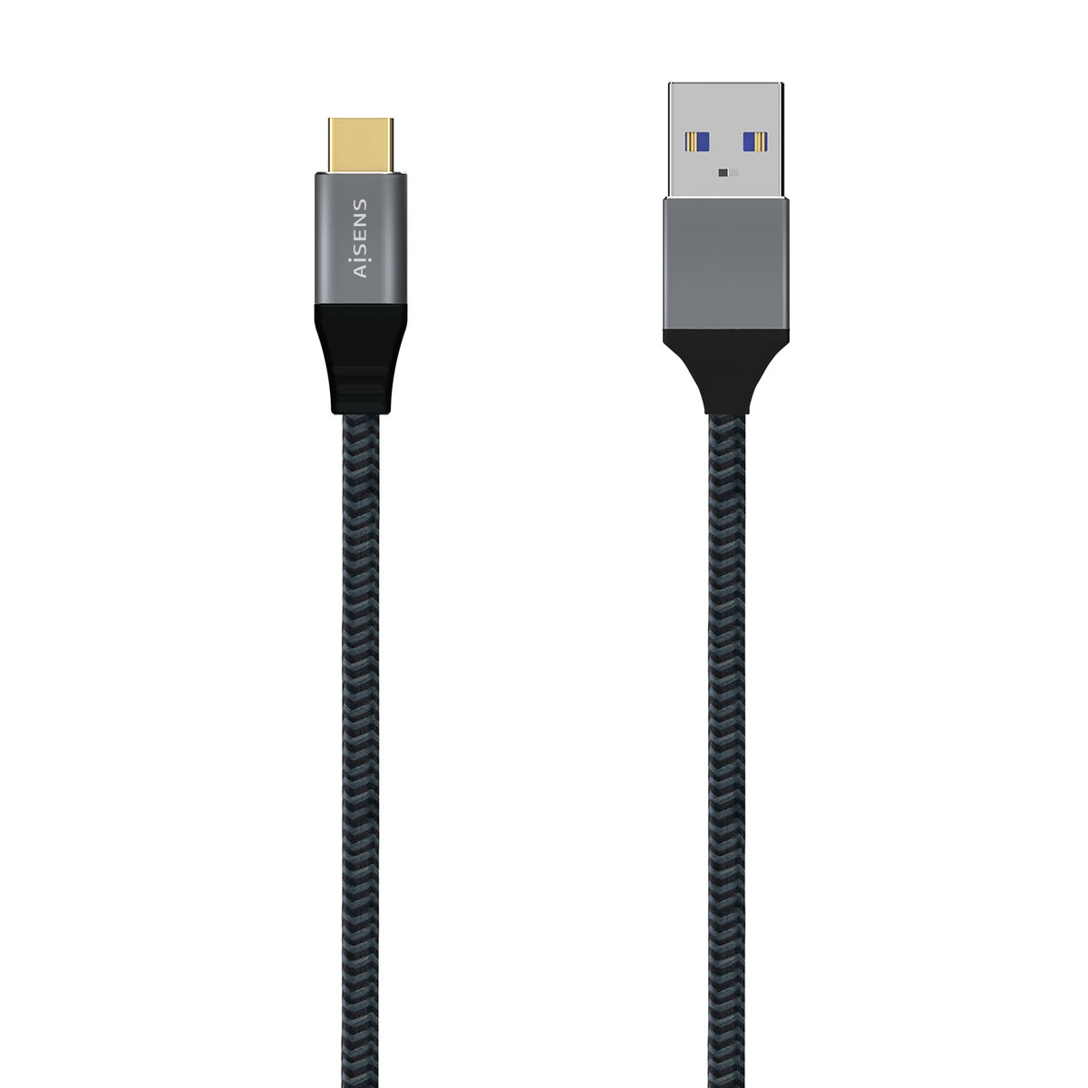 Câble USB A vers USB C Aisens A107-0630 50 cm Gris