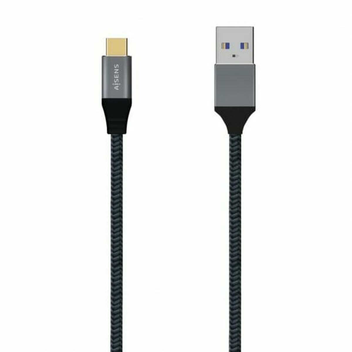 Kabel USB A naar USB-C Aisens A107-0633 Grijs 2 m