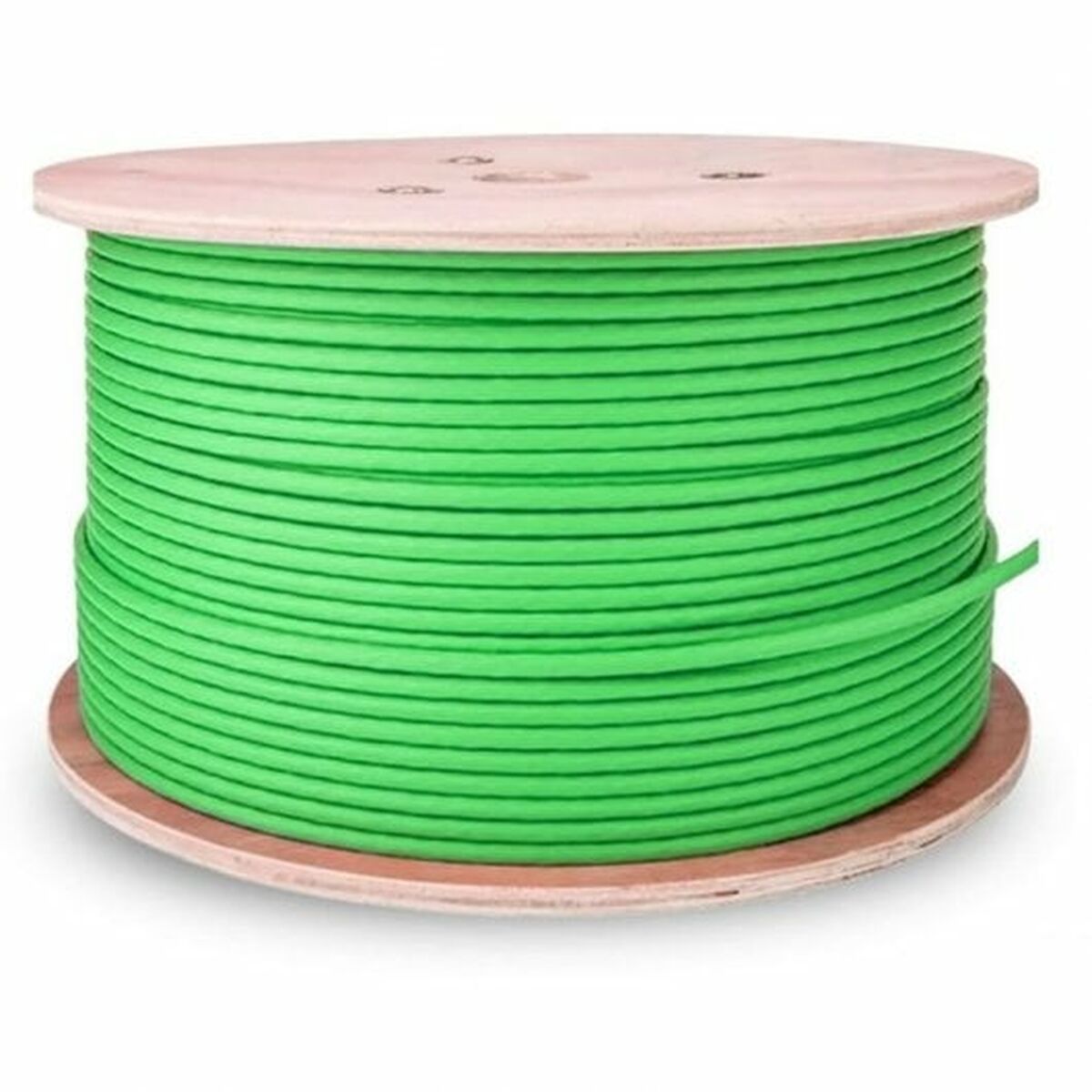 Picture of FTP Category 7 Rigid Network Cable Aisens AWG23 305 m Green