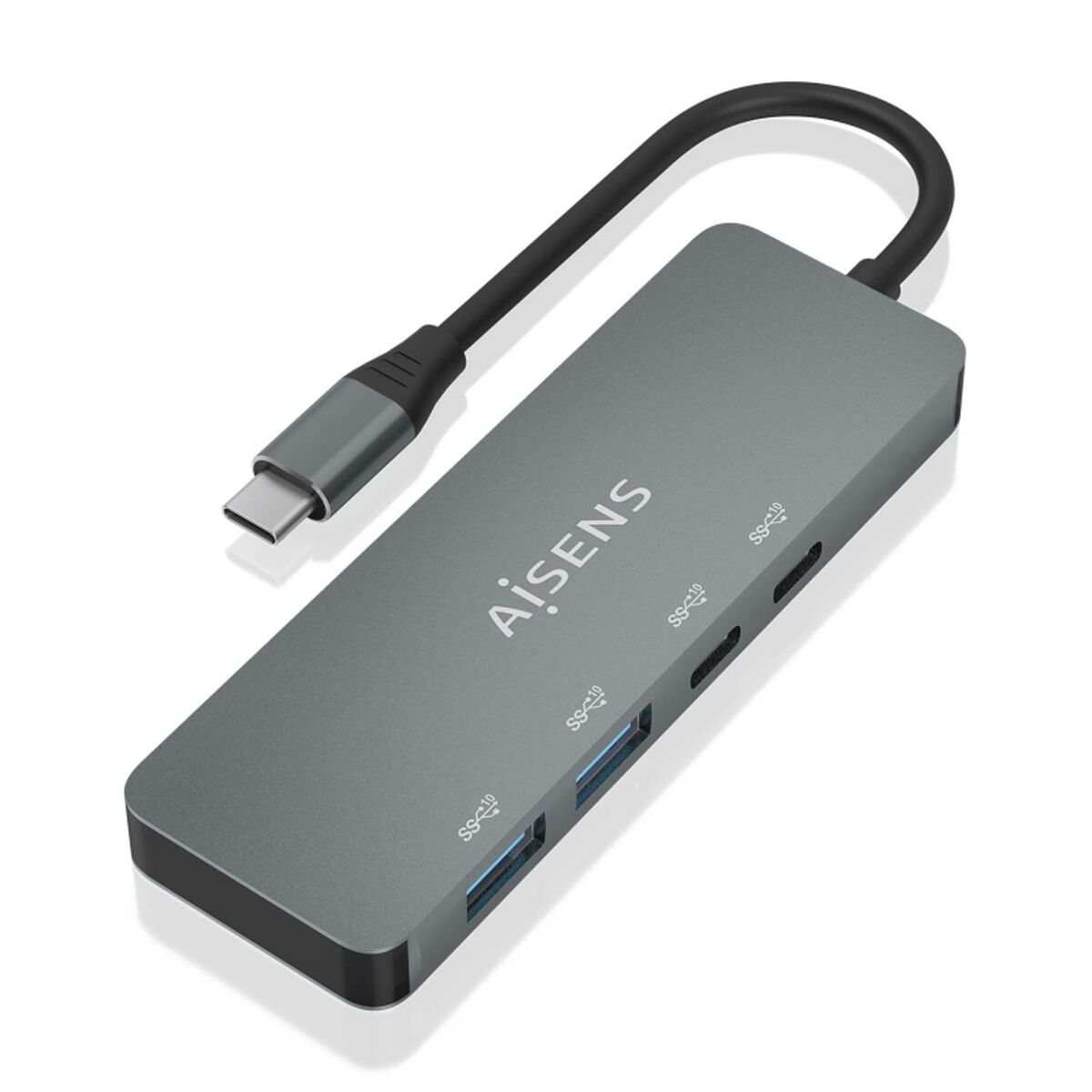 Afbeeldingen van USB Hub Aisens G5 KF5-53ES354SD Grey (1 Unit)