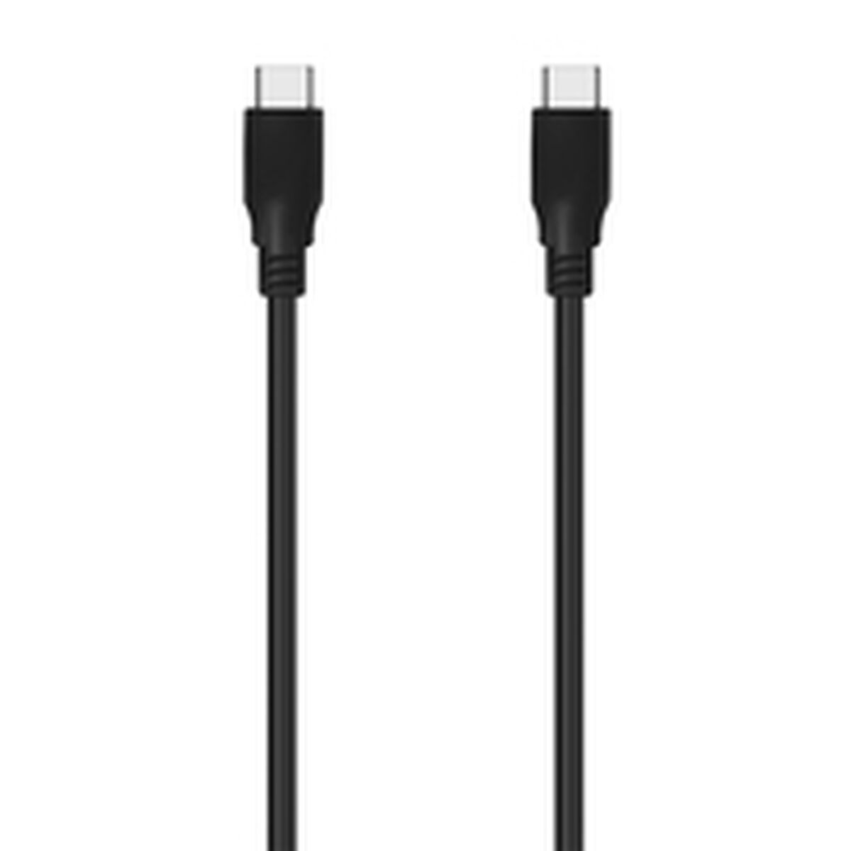 USB-C-kabel Aisens A107-0704 Zwart 2 m