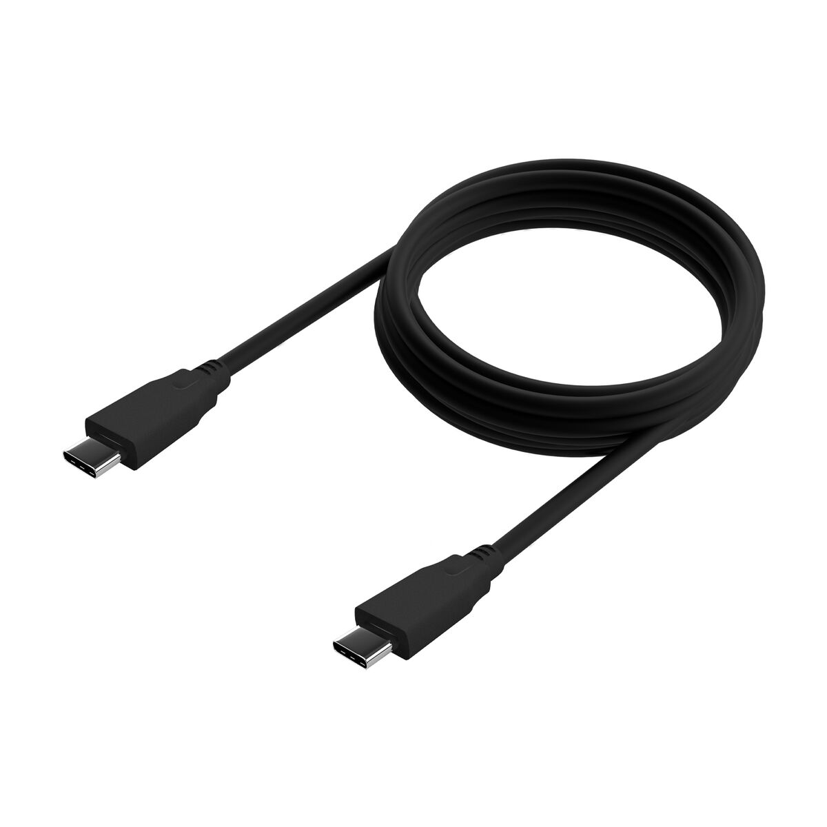 USB-C-kabel Aisens A107-0704 Zwart 2 m