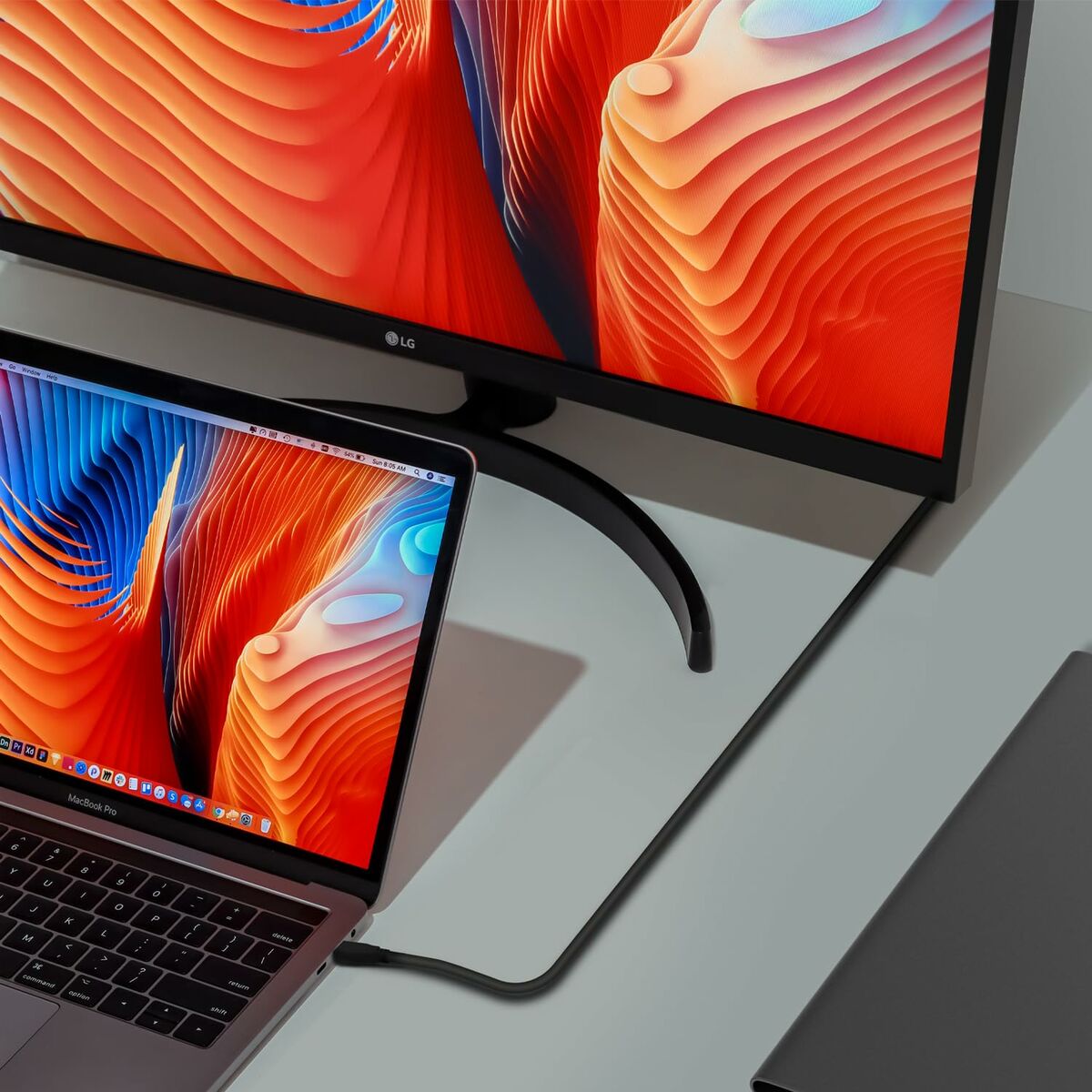 USB-C-kabel Aisens A107-0704 Zwart 2 m