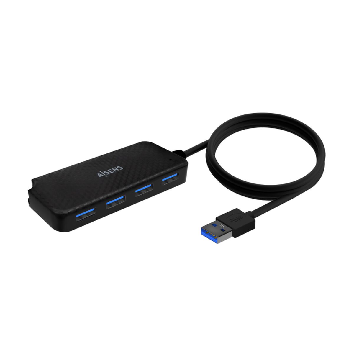 Afbeeldingen van USB Hub Aisens A106-0714 Black (1 Unit)