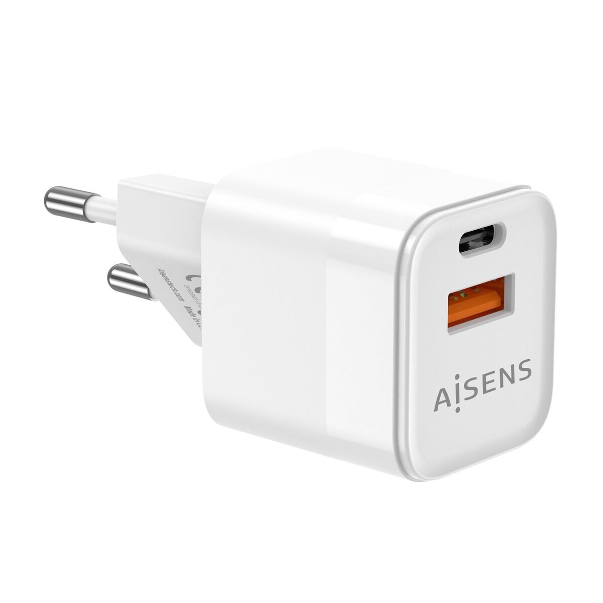 Wall Charger Aisens ASCH-30W2P004-W White 30 W