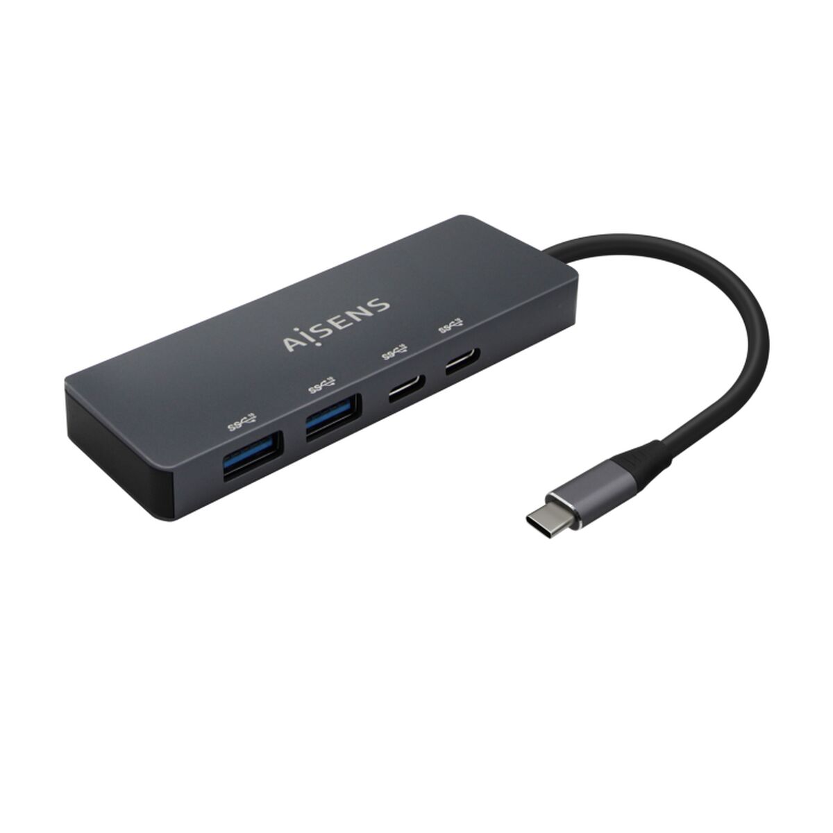 Afbeeldingen van USB Hub Aisens A109-0744 Grey Multicolour (1 Unit)