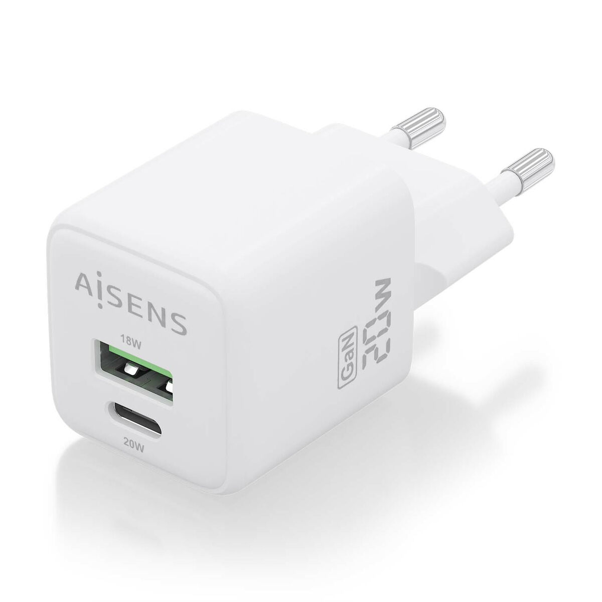 Picture of Wall Charger Aisens ASCH-20W2P010-W White
