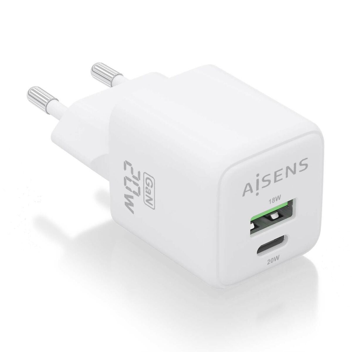 Picture of Wall Charger Aisens ASCH-20W2P010-W White