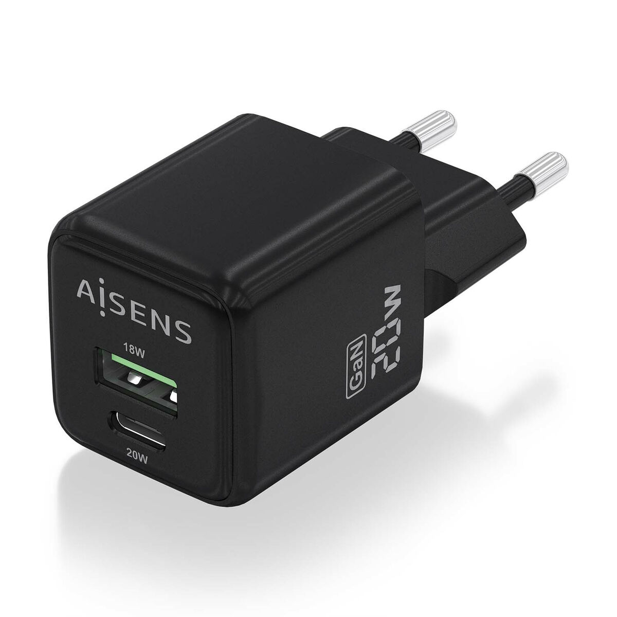 Bild von Wall Charger Aisens ASCH-20W2P011-BK Black