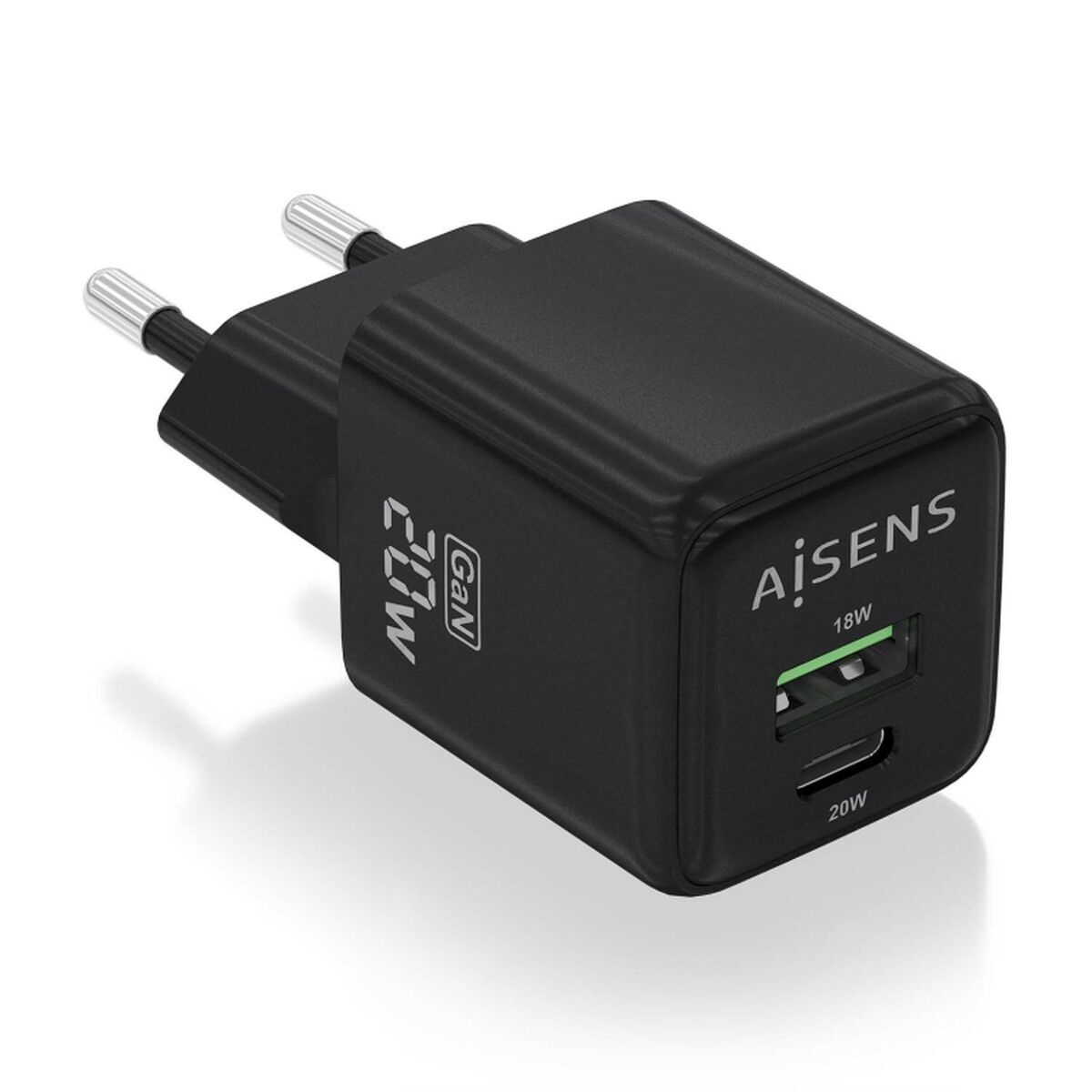 Bild von Wall Charger Aisens ASCH-20W2P011-BK Black