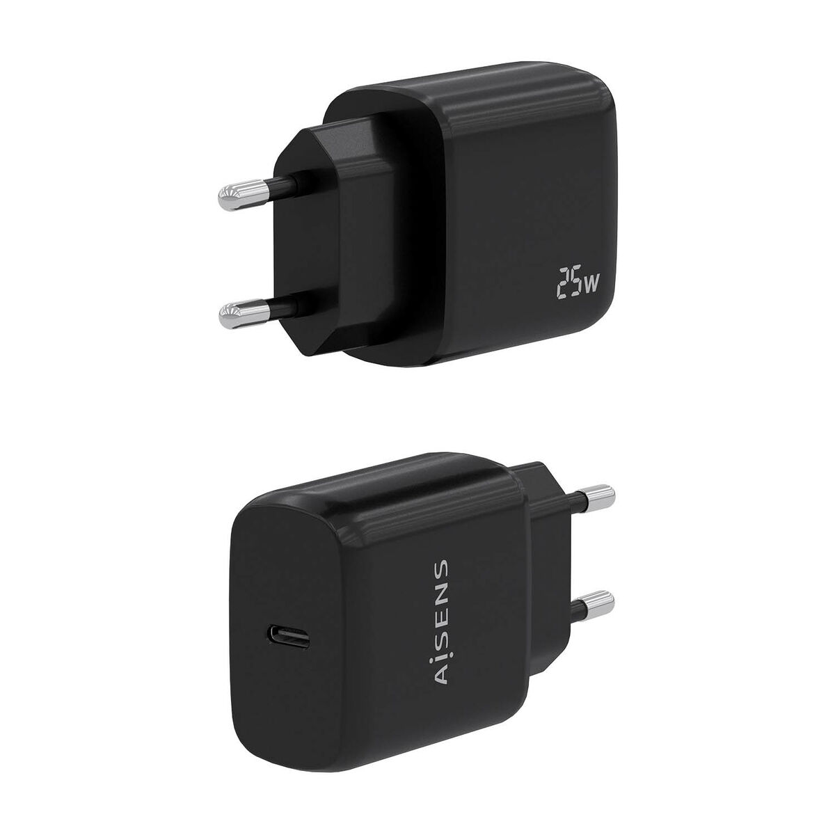 Picture of Wall Charger Aisens A110-0757 Black 25 W