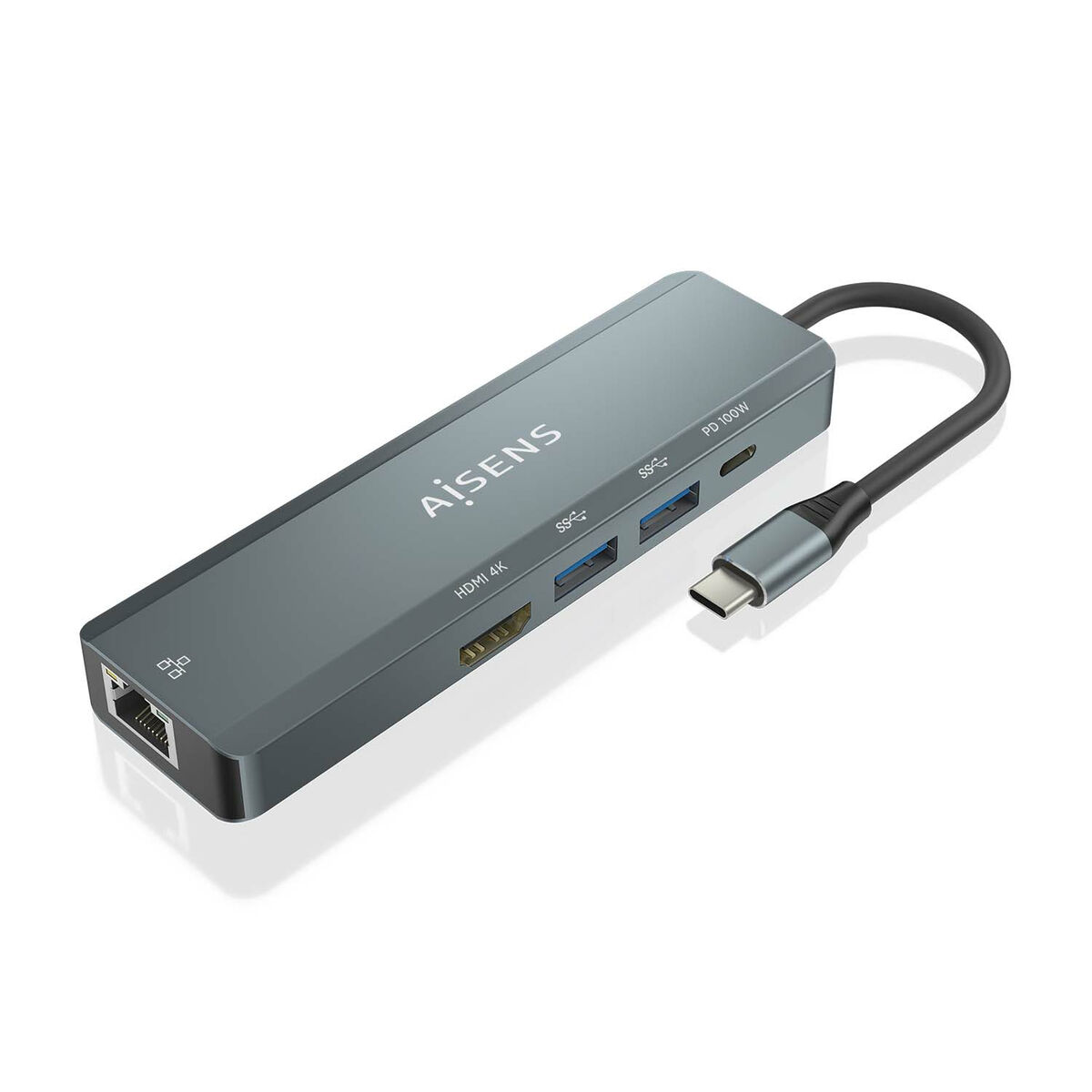 Picture of USB Hub Aisens ASUC-5P011-GR Grey