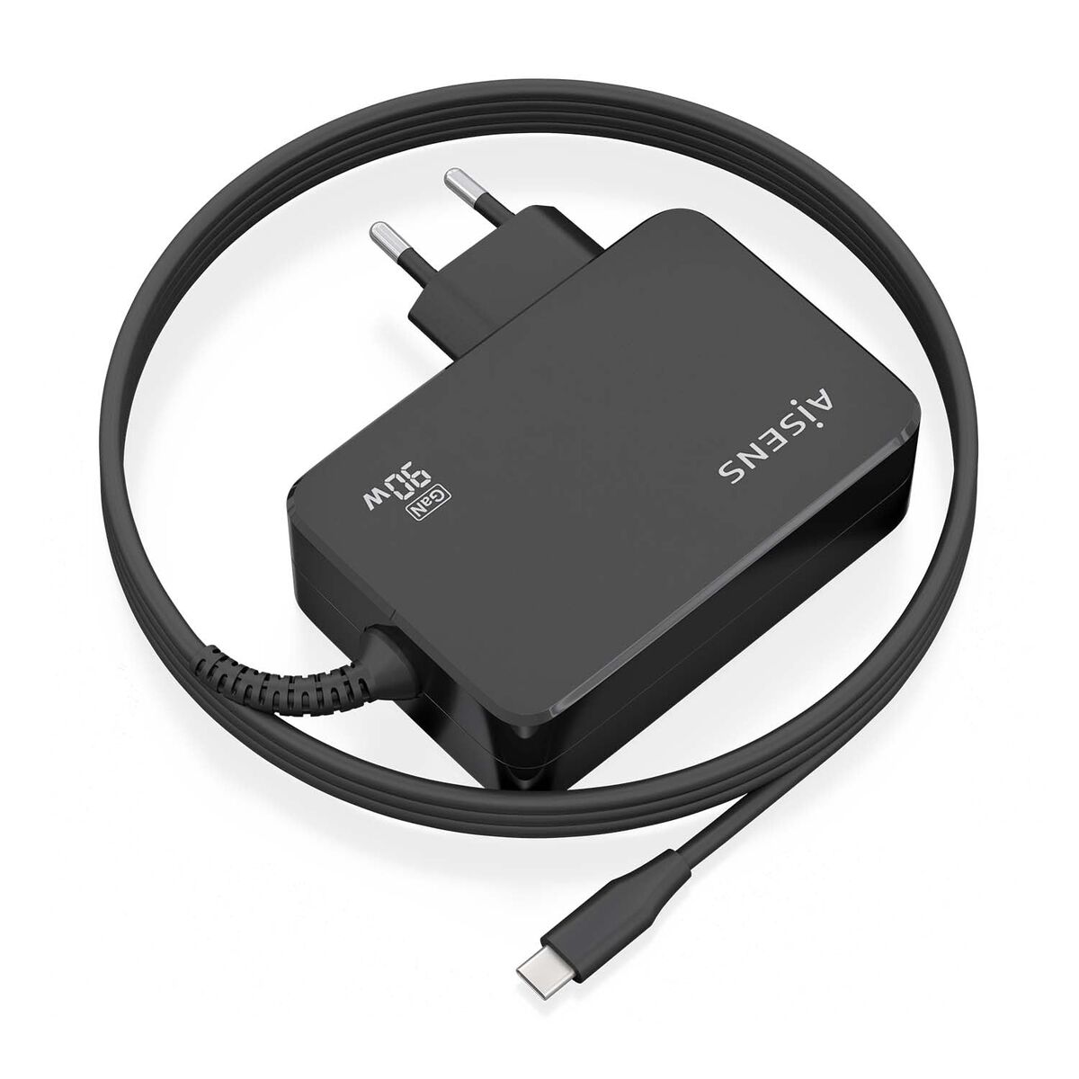 Wall Charger Aisens ASCH-1PD90WL034-BK Black Multicolour 95 W 90 W