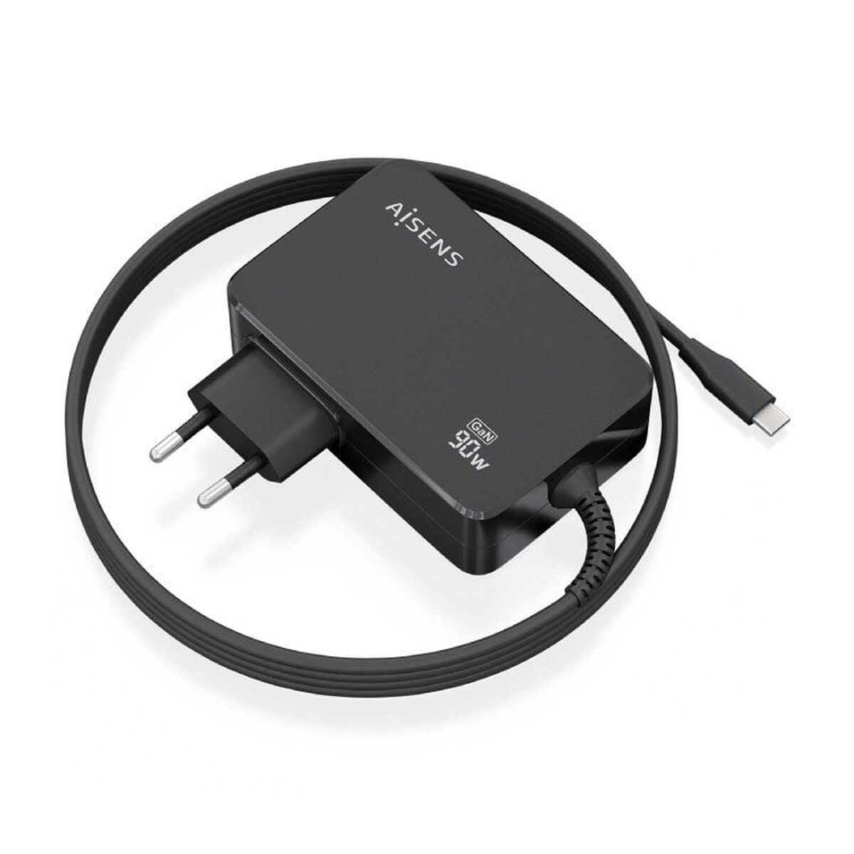 Wall Charger Aisens ASCH-1PD90WL034-BK Black Multicolour 95 W 90 W
