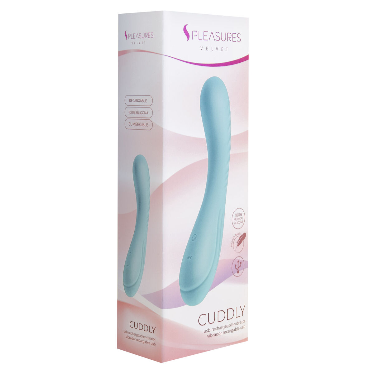 Image secondaire de Vibrateur Point G S Pleasures Turquoise
