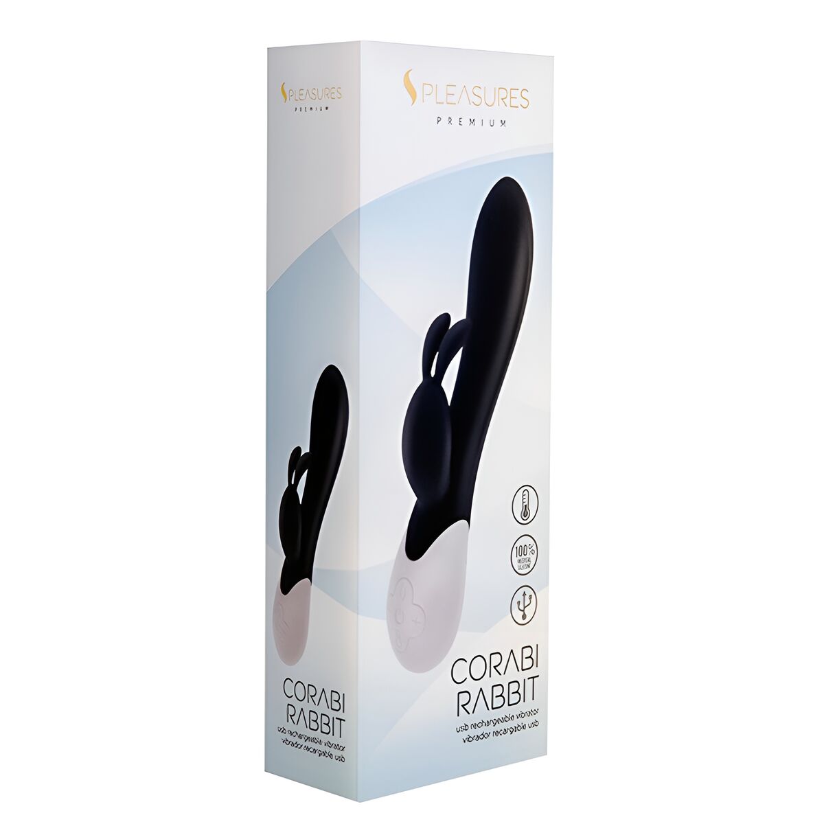 Vibrador Doble Estimulación S Pleasures Negro