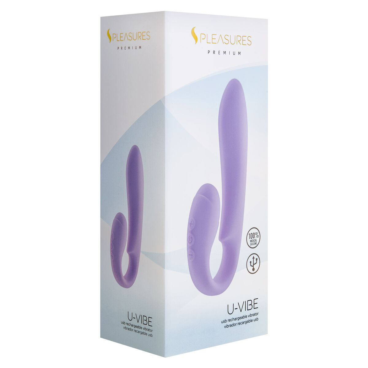 Vibrátor pro dvojici Dual Stimulation S Pleasures Levandule