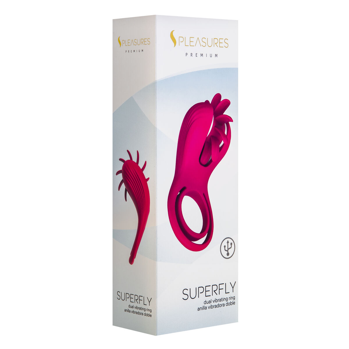 Image secondaire de Anneau de Pénis vibrant S Pleasures Rose