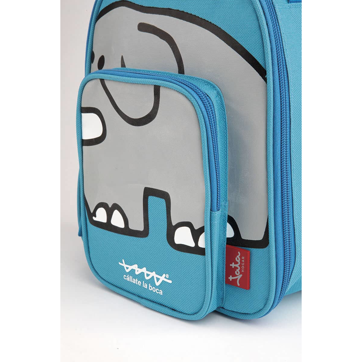 Lunch box JATA HPOR7020 Blue Recycled plastic, view 3