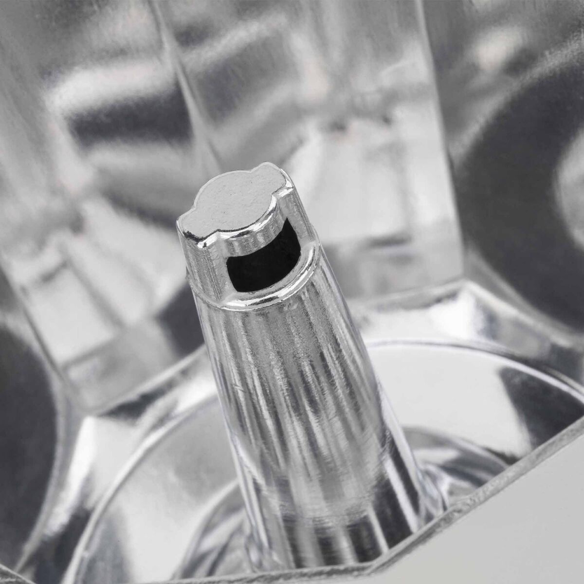 Italian Coffee Pot JATA HCAF2406 Cream Aluminium 6 Cups