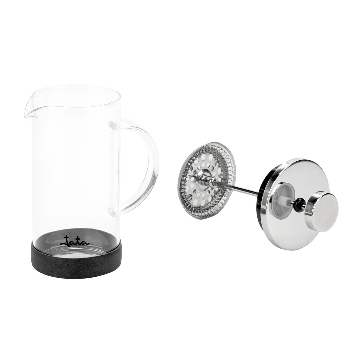 Cafetière with Plunger JATA HCAF1135 Black 350 ml, view 4