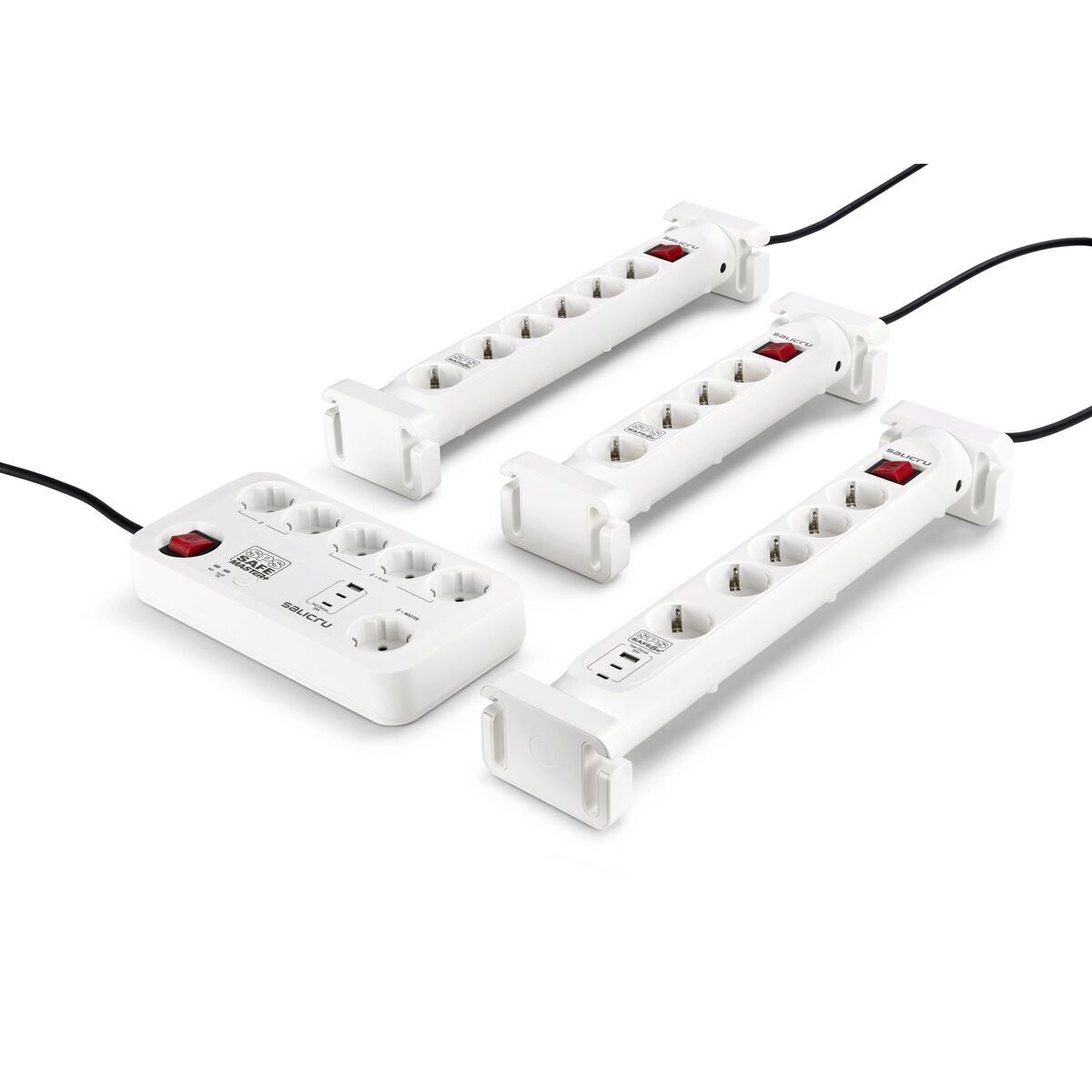 Image de Uninterruptible Power Supply System Interactive UPS Salicru 680DA000003 White (1,4 m)