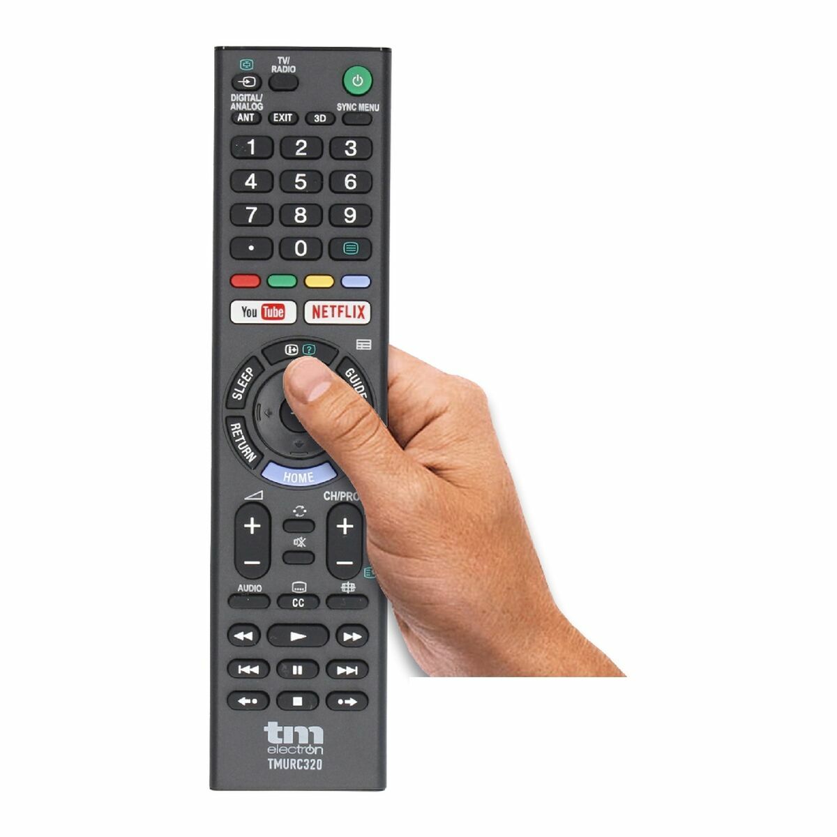 Picture of Universal Remote Control TM Electron TMURC320 Black