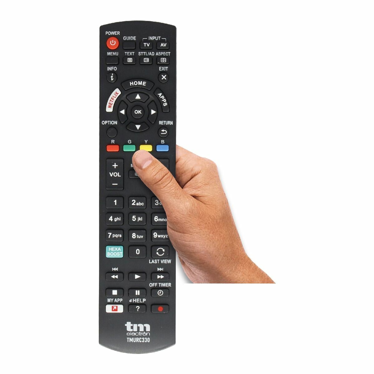 Picture of Universal Remote Control TM Electron TMURC330 Black