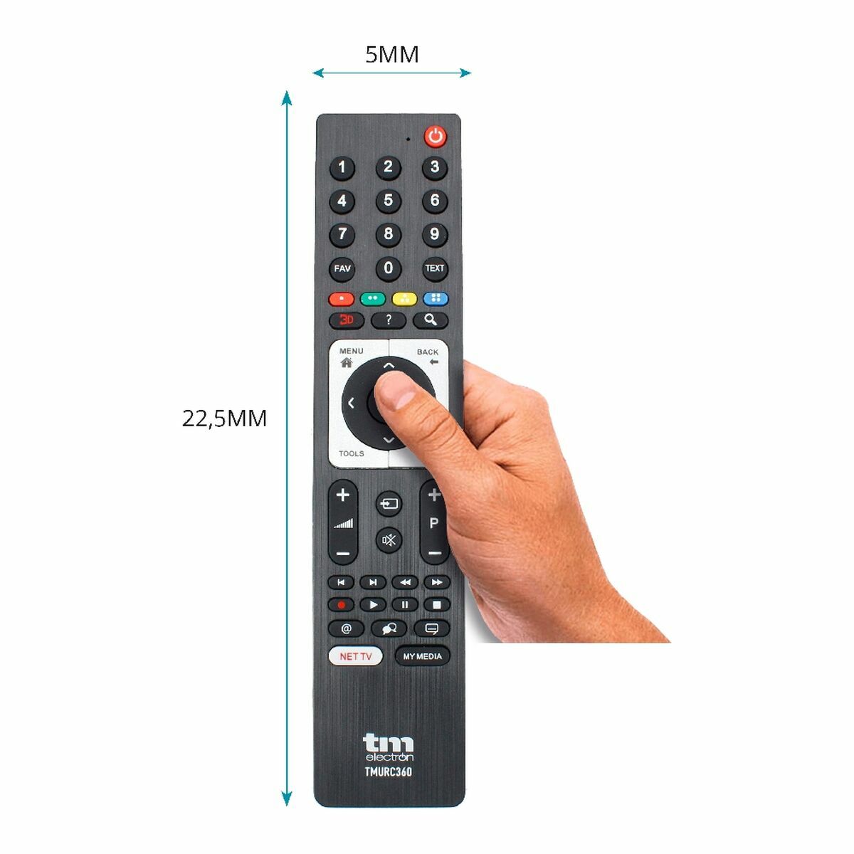 Image de Remote control TM Electron TMURC360 Black