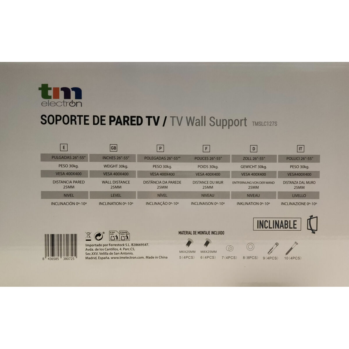 Afbeeldingen van TV Mount TM Electron 26"-50" 30 Kg
