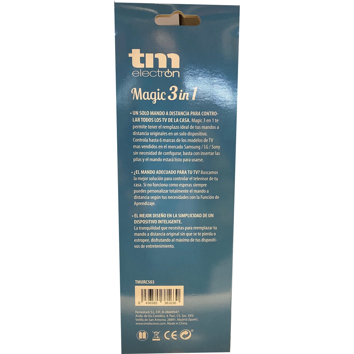 Afbeeldingen van Universal Remote Control TM Electron 3-in-1