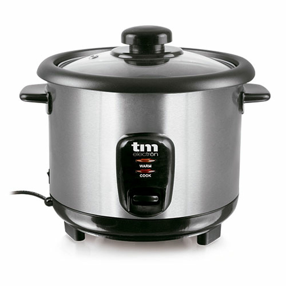 cuiseur à riz TM Electron Acier verre Acier inoxydable 400 W 1 L
