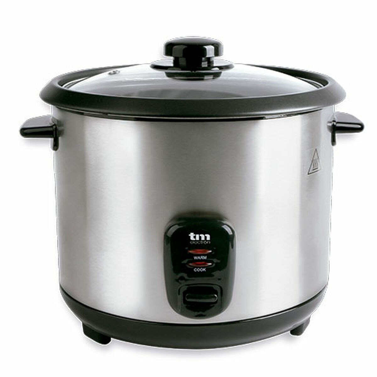 cuiseur à riz TM Electron Acier verre Acier inoxydable 900 W 2,2 L