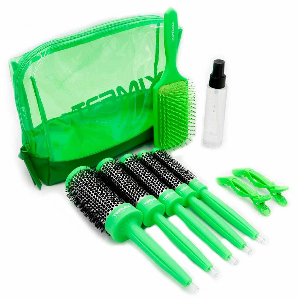 Set of combs/brushes Termix Brushing Green