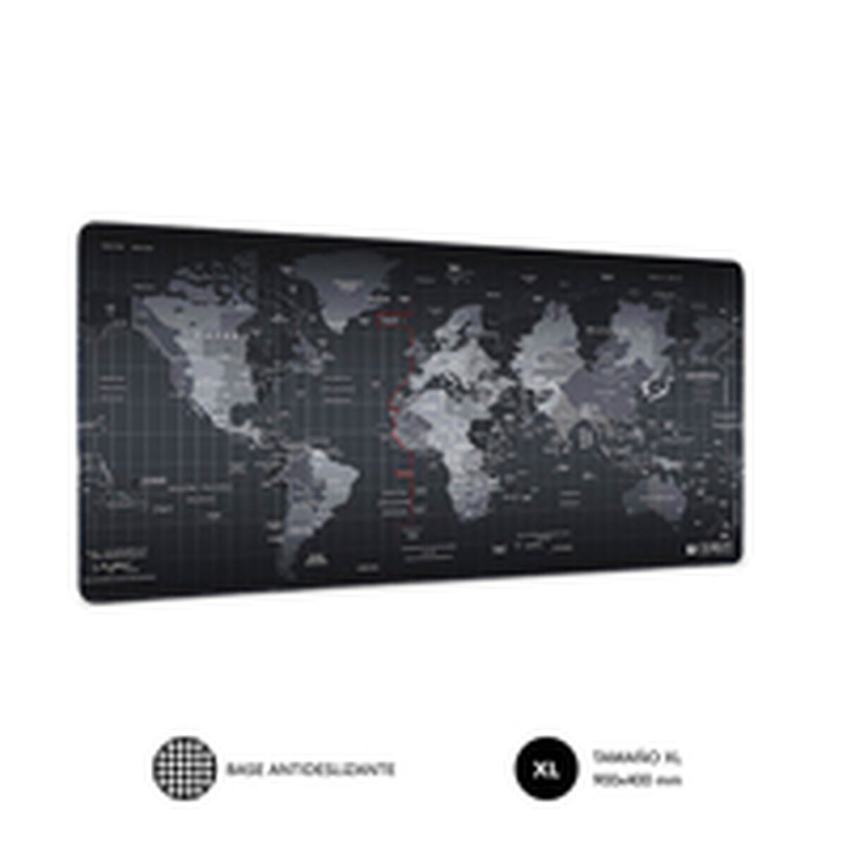 Bild von Mouse Mat Subblim SUB-MP-01PUW01 Black 90 x 40 cm