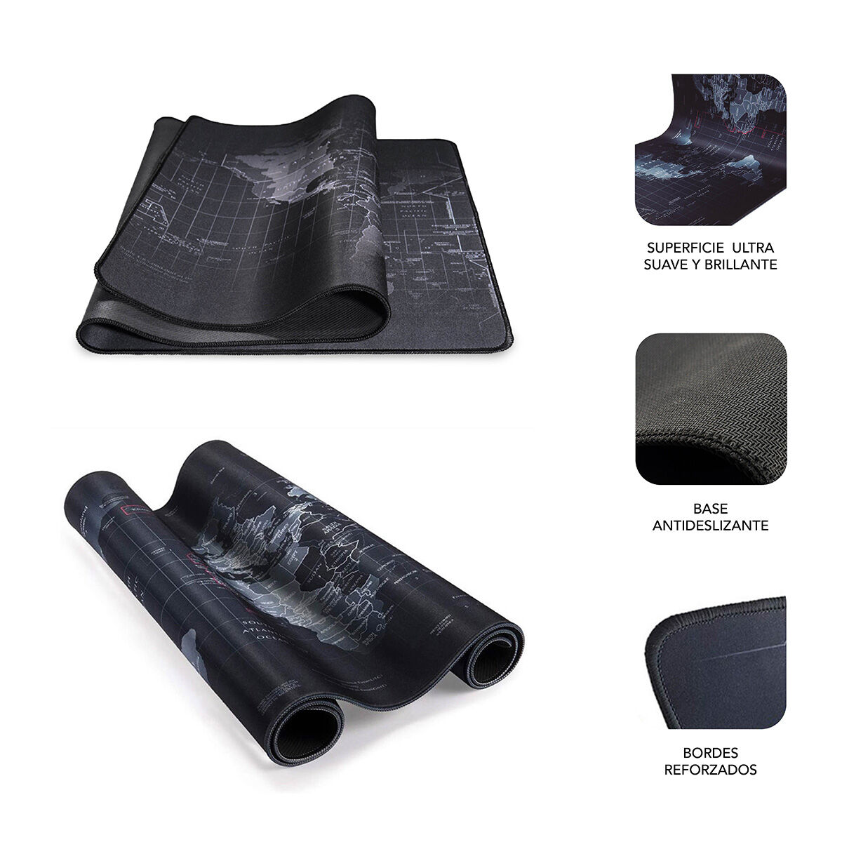 Bild von Mouse Mat Subblim SUB-MP-01PUW01 Black 90 x 40 cm