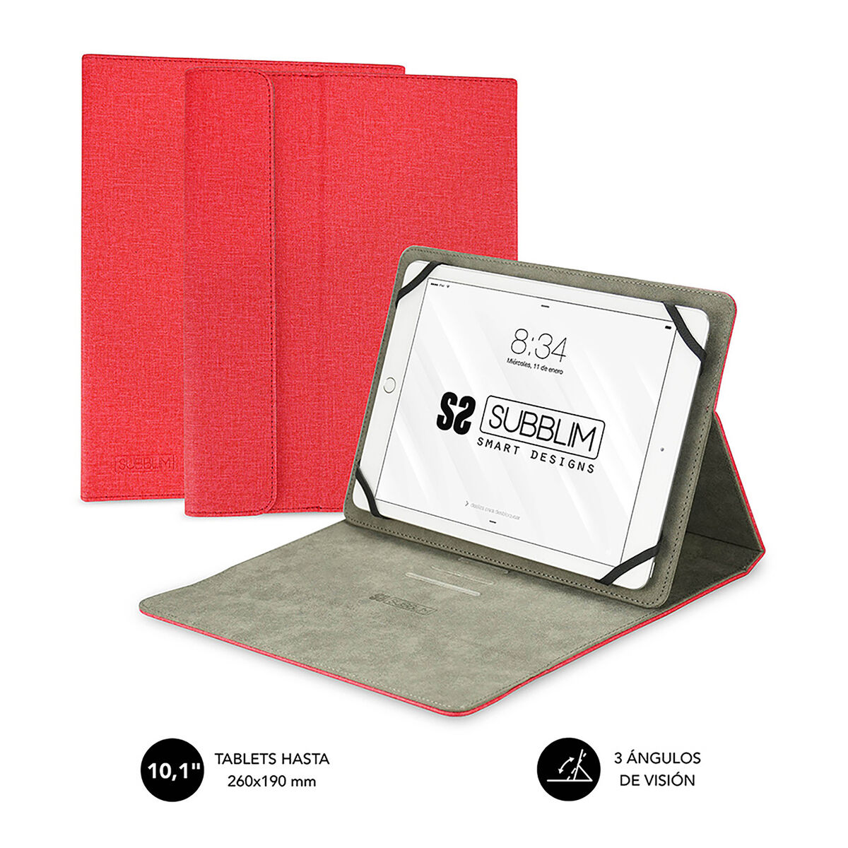 Picture of Tablet cover Subblim SUB-CUT-1CT002 Red