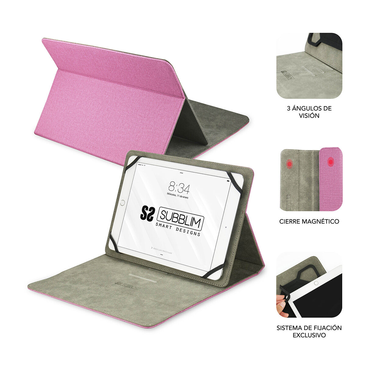 Picture of Tablet cover Subblim SUB-CUT-1CT003 Pink