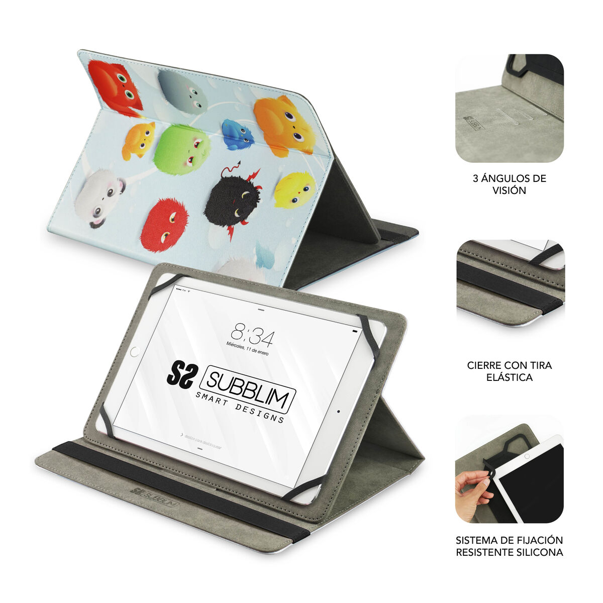 Picture of Tablet cover Subblim SUB-CUT-4TC001 Multicolour