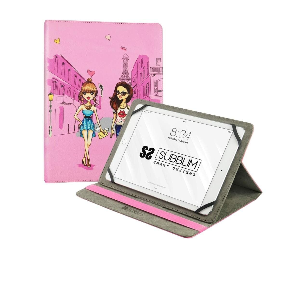 Afbeeldingen van Tablet cover Subblim SUBCUT4TC004 Pink 10,1"