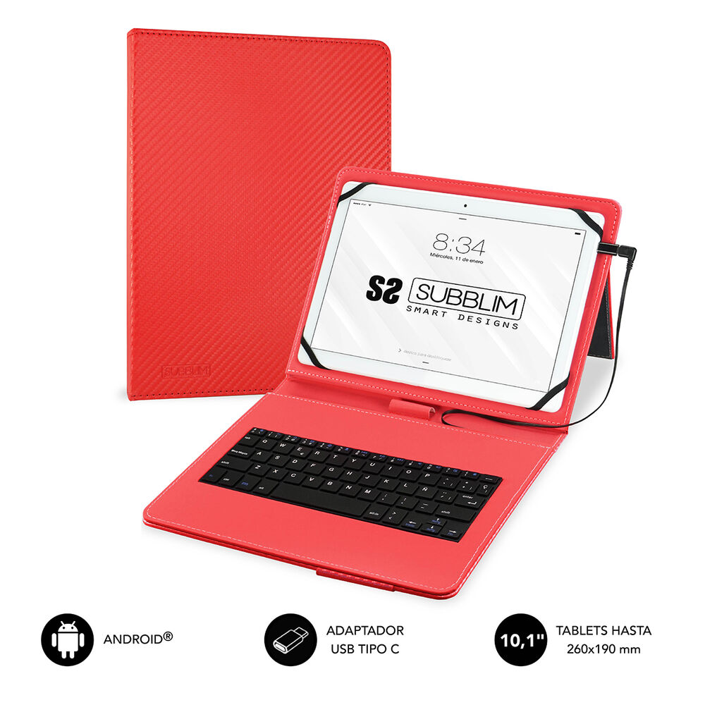 Tablet and Keyboard Case Subblim KEYTAB PRO 10.1